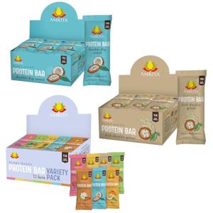 Nutritious Vegan Protein Bar Bundle - 42 Bars