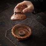 Ceramic 3-in-1 Incense Burner for Aromatherapy
