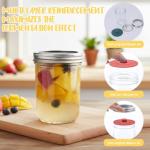 Punorric 4-Pack Fermentation Jars for Homemade Foods