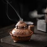 Ceramic 3-in-1 Incense Burner for Aromatherapy