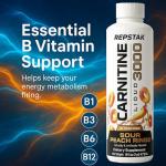 Sour Peach Rings Liquid L-Carnitine 3000mg