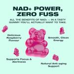 Vegan Raspberry Flavor NMN Gummies for Energy Boost