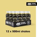 ON High Protein Shake Bottles, Vanilla Flavor, 12-Pack