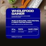 USN Vanilla Wholefood Protein Powder for Muscle Gain