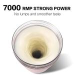 EQURA Rechargeable Electric Protein Shake Mixer (Pink)