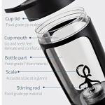 EQURA Rechargeable Electric Protein Shake Mixer (Pink)