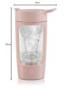 EQURA Rechargeable Electric Protein Shake Mixer (Pink)