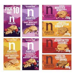 Nairn's Oat Biscuit Variety Pack - 10 Flavors