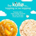 Kallo Coconut Curry Veggie Cakes and Crackers