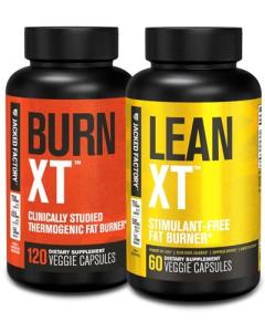Jacked Factory Burn-XT Fat Burner & Lean-XT Capsule Combo
