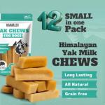Protein-Packed Yak Chews for Small Dogs - 12 Pack