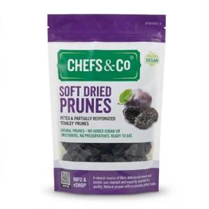 Chefs & Co. Pitted Soft Dried Prunes - Healthy Snack