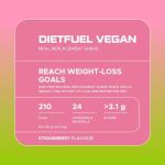 USN Vegan Strawberry Meal Replacement Shake 880g