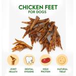 Natural Dried Chicken Feet for Dogs and Cats