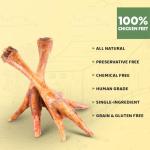 Natural Air Dried Chicken Feet Dog Treats