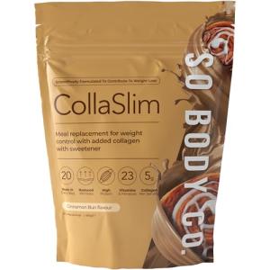 CollaSlim Cinnamon Bun Meal Replacement Shake - 20 Servings