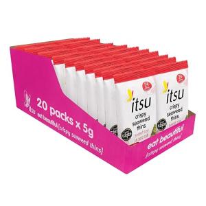 Itsu Sweet Soy Sea Salt Seaweed Thins - 20 Pack