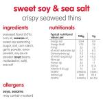 Itsu Sweet Soy Sea Salt Seaweed Thins - 20 Pack