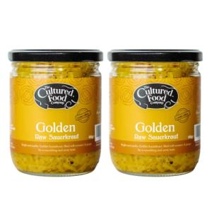 Golden Sauerkraut with Turmeric & Ginger - 2 Pack