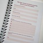 Slimming Diet Fitness Tracker Journal - 12 Weeks