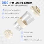 Portable USB-C Electric Protein Shaker Bottle 532ml