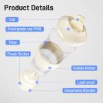 Portable USB-C Electric Protein Shaker Bottle 532ml