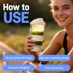 Portable USB-C Electric Protein Shaker Bottle 532ml