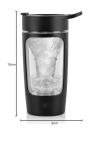 EQURA 650ML Electric Protein Shake Mixer Bottle