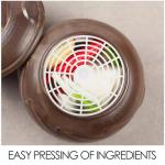 Lurrose 5pcs Vegetable Pickle Press Plate Set