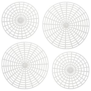 4-Pack Plastic Fermentation Press Plates for Pickles