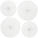 4-Pack Plastic Fermentation Press Plates for Pickles