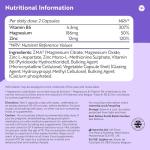 Nutravita High Strength ZMA Capsules for Muscle Support