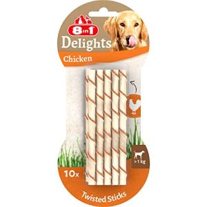 Healthy Chicken Twisted Sticks for Dogs - 10 Pack