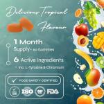 Thermogenic Support Gummies – Tropical Flavor – Vegan