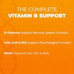 Nutraxin Vitamin B Complex for Energy & Metabolism
