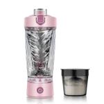 Rechargeable Electric Protein Shaker Bottle - Pink
