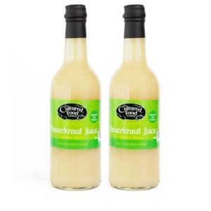 Organic Juniper Berry Sauerkraut Juice for Gut Health