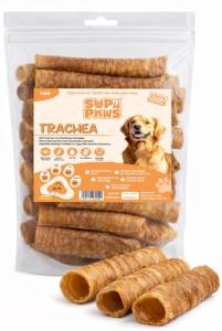 Natural Beef Trachea Chews for Dogs, 1kg