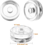 4-Pack Glass Fermenting Weights for Vegetables