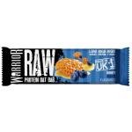 Warrior Raw Protein Bars – 20g Protein Per Bar – High Protein Snack Bars Multipack (12 or 24 Bars, 75g Each) – Low Sugar, High Fibre Breakfast & Meal Replacement Bar – Honey Berry Flapjack (Pack of 3)