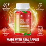Dr. Robaina Apple Cider Vinegar Gummies – Supports Metabolism, Debloat & Weight Loss – ACV Gummies, Appetite Suppressant – Vegan, Non-GMO, Gluten-Free, Made in USA