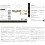 Golden Tree Nighttime Burn – Fibre Capsules with Prickly Pear Cactus, Vitamin B3, Vitamin B6, Valerian Root & L-Carnitine – Caffeine-Free – 30 Vegan Capsules