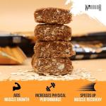 Warrior Raw Protein Bars – 20g Protein Per Bar – High Protein Snack Bars Multipack (12 or 24 Bars, 75g Each) – Low Sugar, High Fibre Breakfast & Meal Replacement Bar – Chocolate Peanut Flapjack