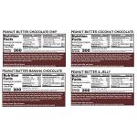 G2G Protein Bar, PB Lovers 4-Pack, 1 Box Each PB Choc Chip, PB Coconut, PB Banana, PB & J, Healthy Snack, Delicious Meal Replacement, Gluten-Free, Refrigerated for Freshness, 32 Count (4 Packs of 8)