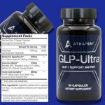 Atrafen GLP Ultra GLP-1 Activator Diet & Weight Loss Supplement Fat Burner, Appetite Suppressant & Metabolism Support 60 Capsules