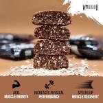 Warrior Raw Protein Bars – 20g Protein Per Bar – High Protein Snack Bars Multipack (12 or 24 Bars, 75g Each) – Low Sugar, High Fibre Breakfast & Meal Replacement Bar – Chocolate Brownie Flapjack