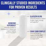 Atrafen GLP Ultra GLP-1 Activator Diet & Weight Loss Supplement Fat Burner, Appetite Suppressant & Metabolism Support 60 Capsules