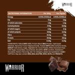 Warrior Raw Protein Bars – 20g Protein Per Bar – High Protein Snack Bars Multipack (12 or 24 Bars, 75g Each) – Low Sugar, High Fibre Breakfast & Meal Replacement Bar – Chocolate Brownie Flapjack