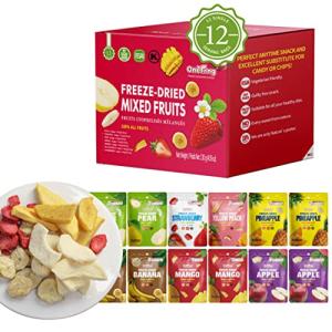 Freeze-Dried Mixed Fruit Snacks, 12 Pack