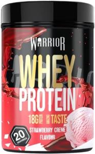 Warrior Whey Protein Powder – Strawberry Crème Shake